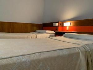 Cama ou camas em um quarto em Palace Hotel Mendoza