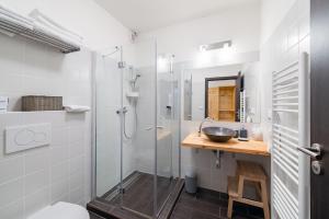 Koupelna v ubytování Relax Zone Vrchovina