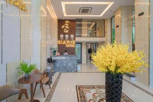 Ruang duduk di Maris Da Nang Hotel & Apartment