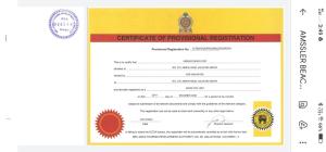 Certificato, attestato, insegna o altro documento esposto da Amssler Beach Stay