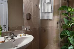 A bathroom at Sembol Hotel