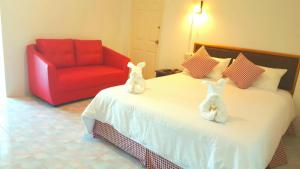 Postel nebo postele na pokoji v ubytování Hotel De Ratt
