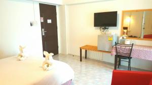 Kuchyň nebo kuchyňský kout v ubytování Hotel De Ratt