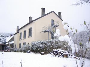 冬のGîte de Groupe de la Semoisの様子