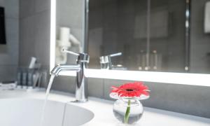 Koupelna v ubytování Thon Hotel Harstad