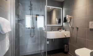 Koupelna v ubytování Thon Hotel Harstad