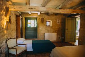 Postel nebo postele na pokoji v ubytování Arbalovija Rustic Villa