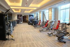Fitness centrum a/nebo fitness zařízení v ubytování Gewan Hotel Cairo