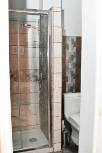 Kúpeľňa v ubytovaní Habos isler apartman 16