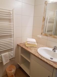 Bilik mandi di Aparthotel Hohe Brücke