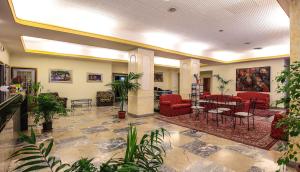 Posezení v ubytování Hotel Grazia Deledda