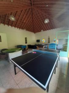 Kemudahan pingpong di Chalés Tia Nastácia atau berdekatan