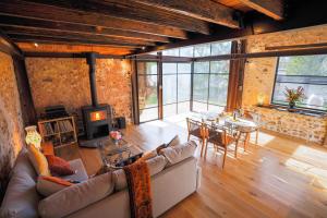 Χώρος καθιστικού στο The Old Chaff Mill Organic Vineyard Retreat