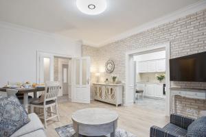 TV a/nebo společenská místnost v ubytování Apartment Anglicka 138
