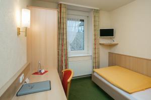 TV a/nebo společenská místnost v ubytování Hotel-Gasthaus Engel Luttingen