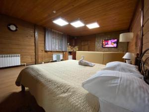 Llit o llits en una habitació de Hotel Sozvezdie Medveditsy