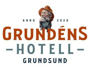 a poster for the grandhens hotel grindenwald at Grundéns Hotell in Grundsund