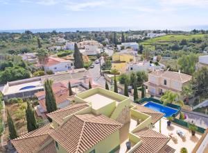an aerial view of a villa with a resort at Villa Saint Thomas by Algarve Vacation in Carvoeiro