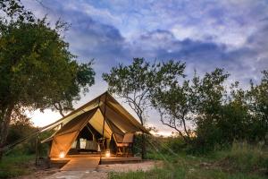 Příroda nedaleko luxury tent