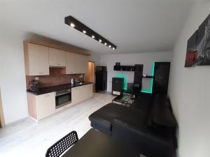 Kuchyňa alebo kuchynka v ubytovaní Apartment City Inn Pécs