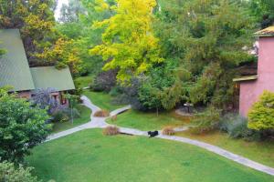 Um jardim em Casa Glebinias