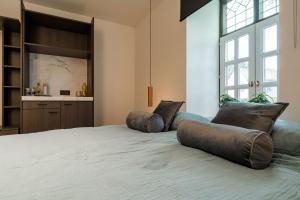 Letto o letti in una camera di B&B Weselo