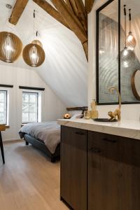 Letto o letti in una camera di B&B Weselo