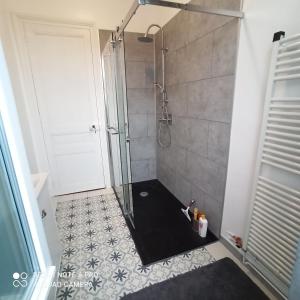 Vonios kambarys apgyvendinimo įstaigoje Chambre meublée