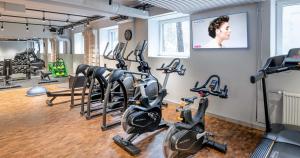Fitness centrum a/nebo fitness zařízení v ubytování LaSpa