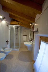 Koupelna v ubytování Agriturismo Al Casale