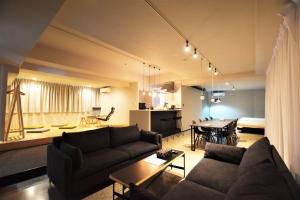 Posezení v ubytování Randor Residence Tokyo Suites