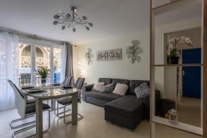 Χώρος καθιστικού στο Swan - Appartement avec balcon proche plage Mers-les-Bains