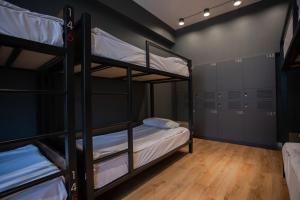Voodi või voodid majutusasutuse Kantar Hostel toas