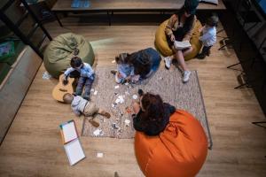 Majutusasutuse Kantar Hostel külastajad