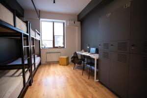 Voodi või voodid majutusasutuse Kantar Hostel toas