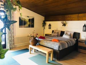 Postel nebo postele na pokoji v ubytování Schans Appartements