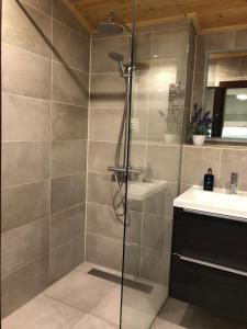 Kúpeľňa v ubytovaní Schans Appartements