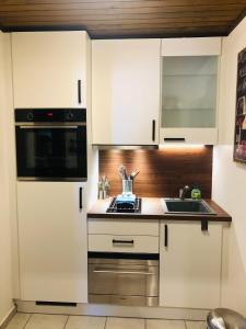 Kuchyňa alebo kuchynka v ubytovaní Schans Appartements