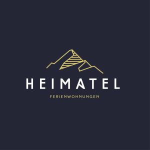 a logo for a real estate company at HEIMATEL - Rosenalm Scheidegg in Scheidegg