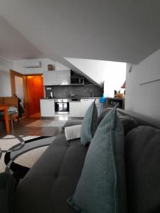 Kuchyňa alebo kuchynka v ubytovaní Kamilla Apartman Villapark