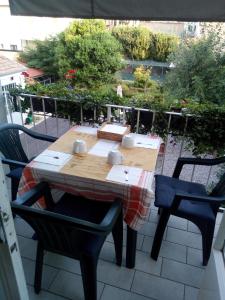 Balkón nebo terasa v ubytování Ad Astra Rooms