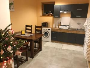 Kuchyň nebo kuchyňský kout v ubytování Nojinaksy + 17 fotografií