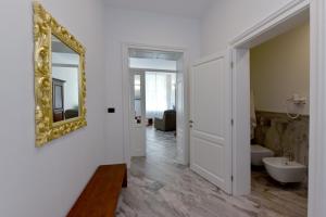 Koupelna v ubytování Apart No 6 + 116 fotografií