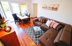 Część wypoczynkowa w obiekcie Plaża Apartament