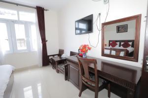 TV a/nebo společenská místnost v ubytování My Hoa 2 Hotel