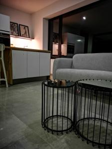 Kuchyňa alebo kuchynka v ubytovaní Villa Volcán
