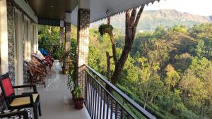 En balkon eller terrasse på Green Tea View