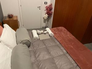 Postel nebo postele na pokoji v ubytování Albergo Villa Marina