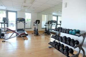 Fitness centrum a/nebo fitness zařízení v ubytování OSKENA Vacation Homes -The Lofts Boulevard Downtown