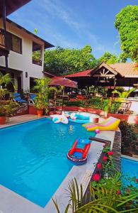 Bazén v ubytování Villa Bayacanes con piscinas privadas nebo v jeho okolí
